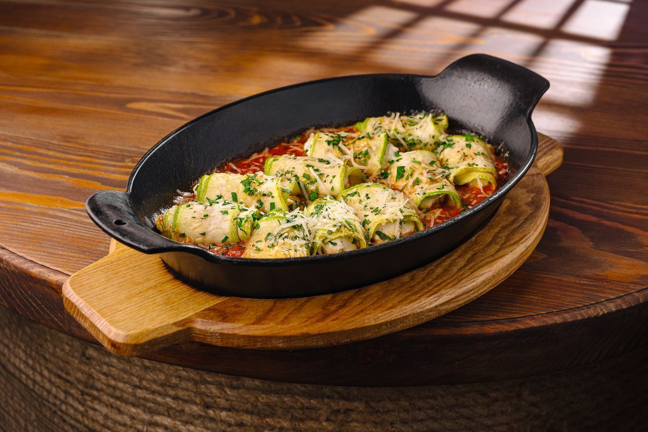 фото-Кабачок,запеченный с сыром буко